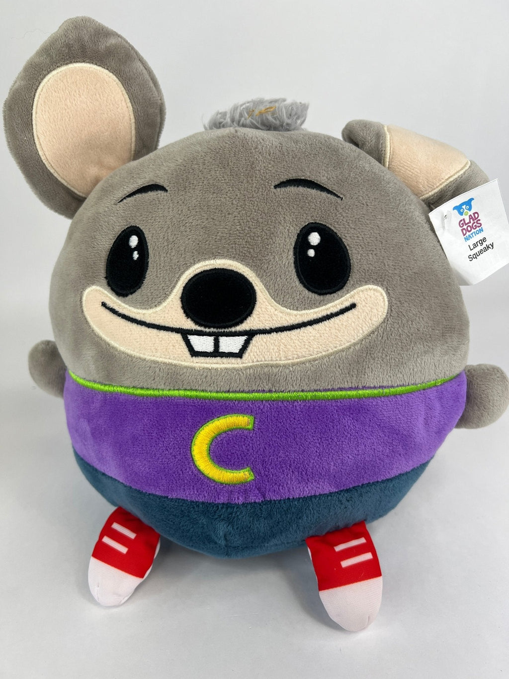 Large Cartoon Character Squeak & NO Squeak Dog Toys: 11"-14"