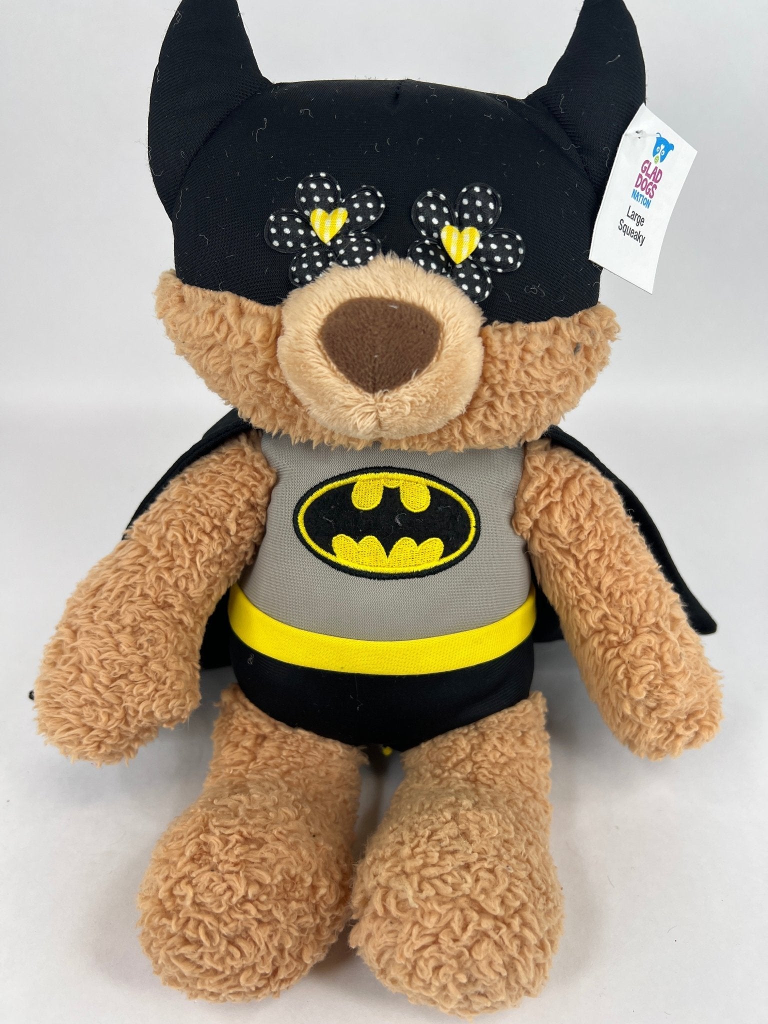 Large Cartoon Character Squeak & NO Squeak Dog Toys: 11"-14"