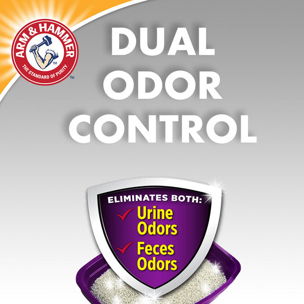 Arm & Hammer Double Duty Dual Advanced Odor Control Scented Clumping Cat Litter