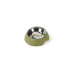 M-Pets Eco Bamboo Small Pet Bowl with Stainless Steel Insert 190 ml