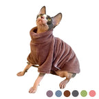 Soft Coral Velvet Hairless Cat Clothes Vest