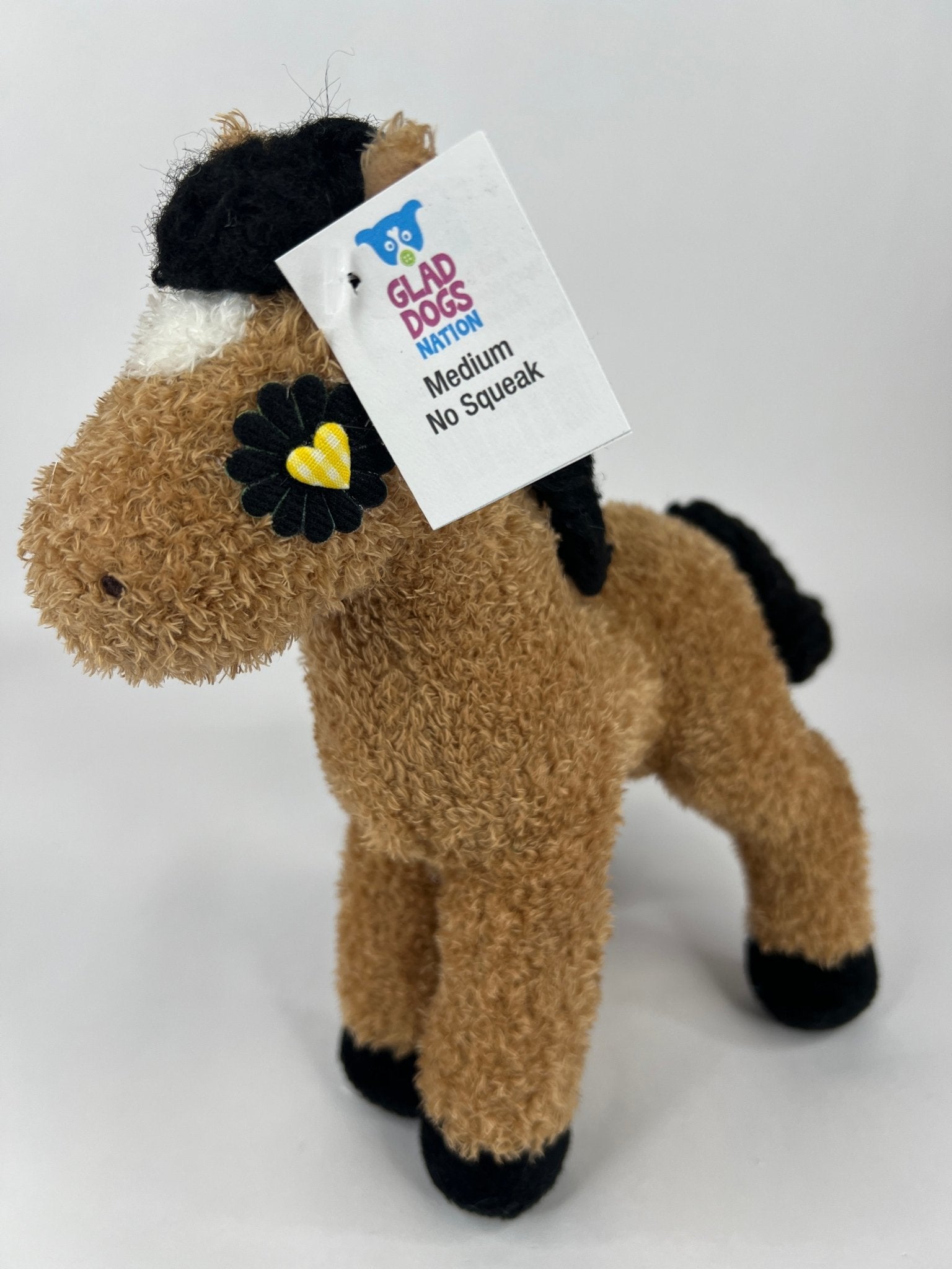 Medium NO SQUEAK Stuffed Dog & Puppy Toys / 20-50 lb. Dogs