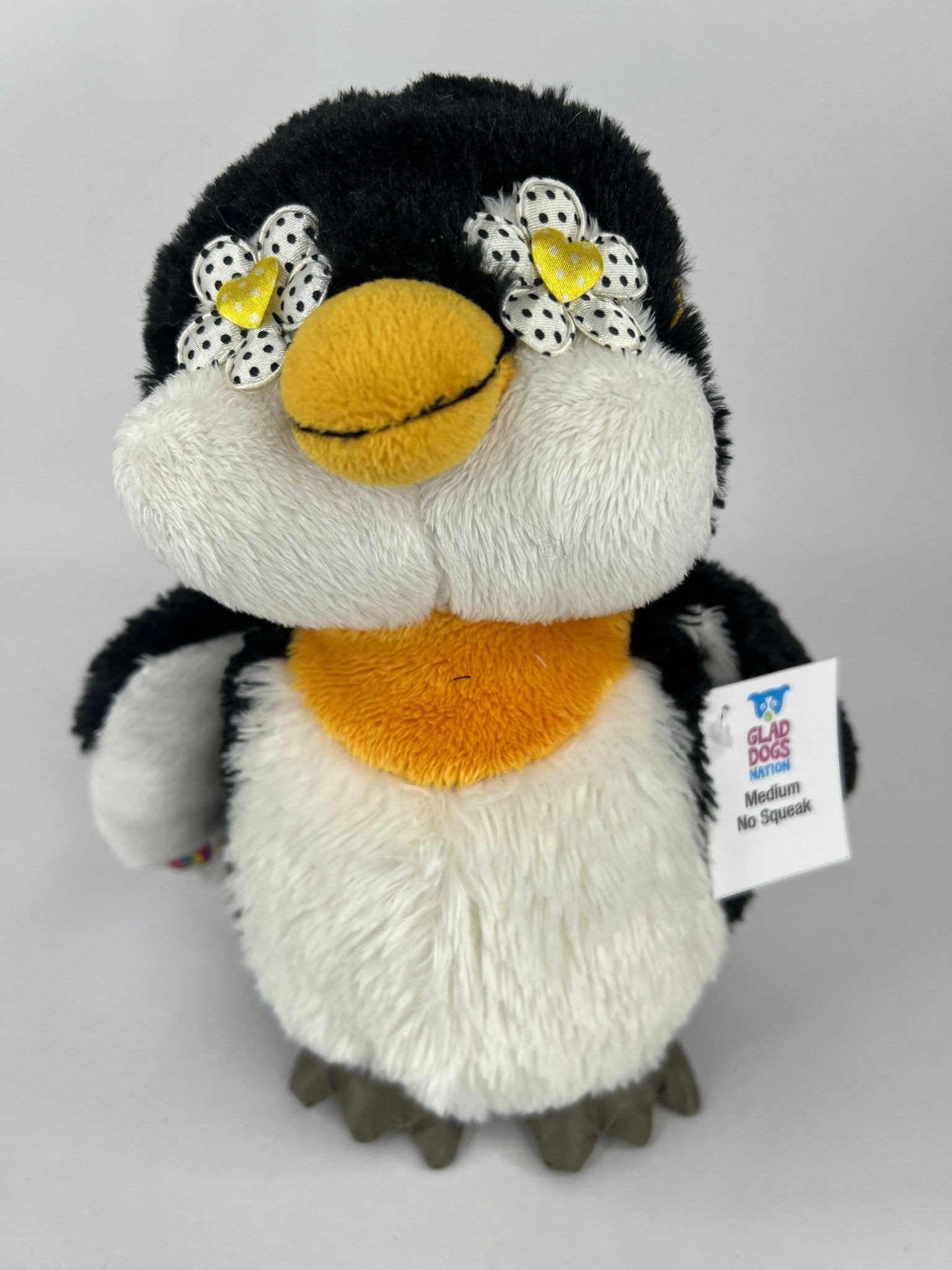 Medium NO SQUEAK Stuffed Dog & Puppy Toys / 20-50 lb. Dogs