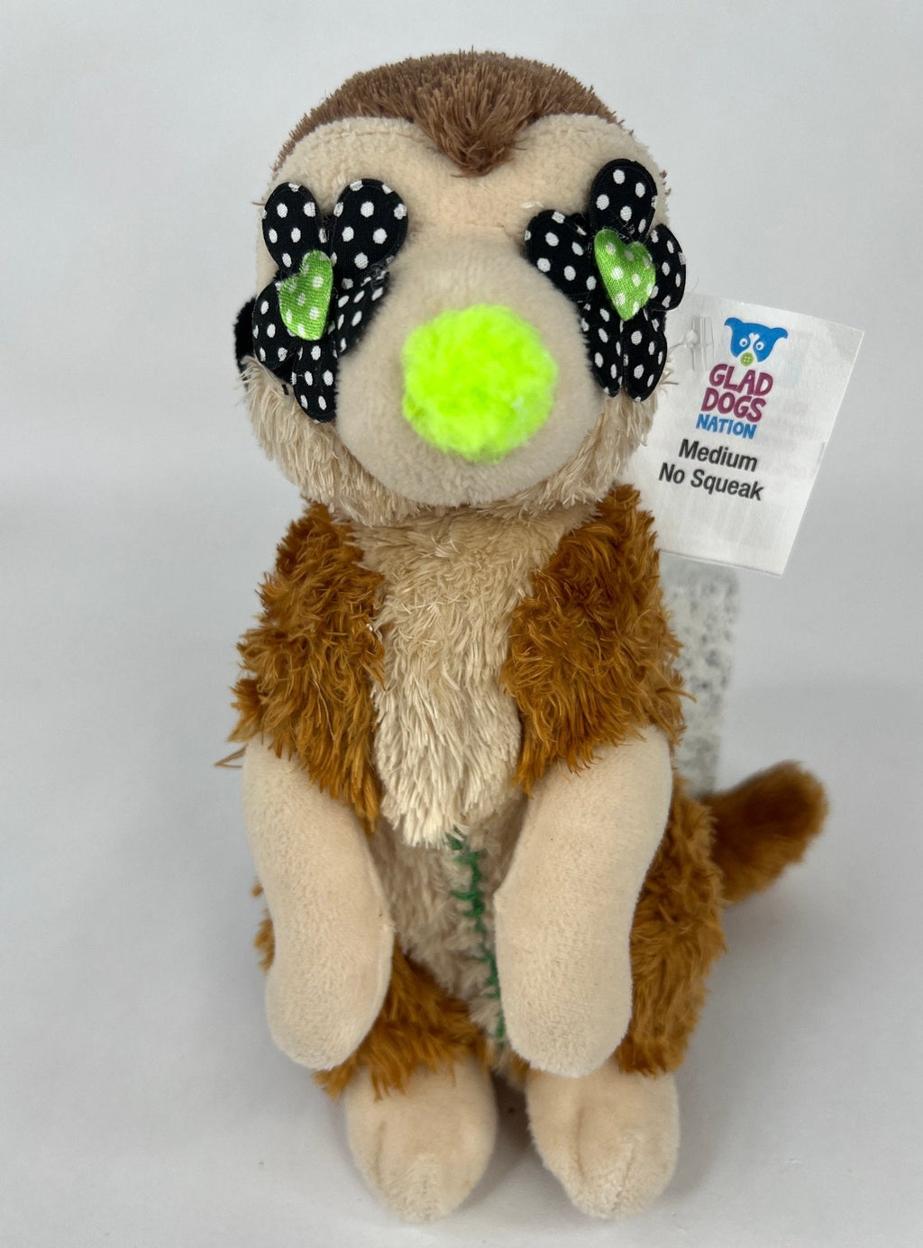 Medium NO SQUEAK Stuffed Dog & Puppy Toys / 20-50 lb. Dogs