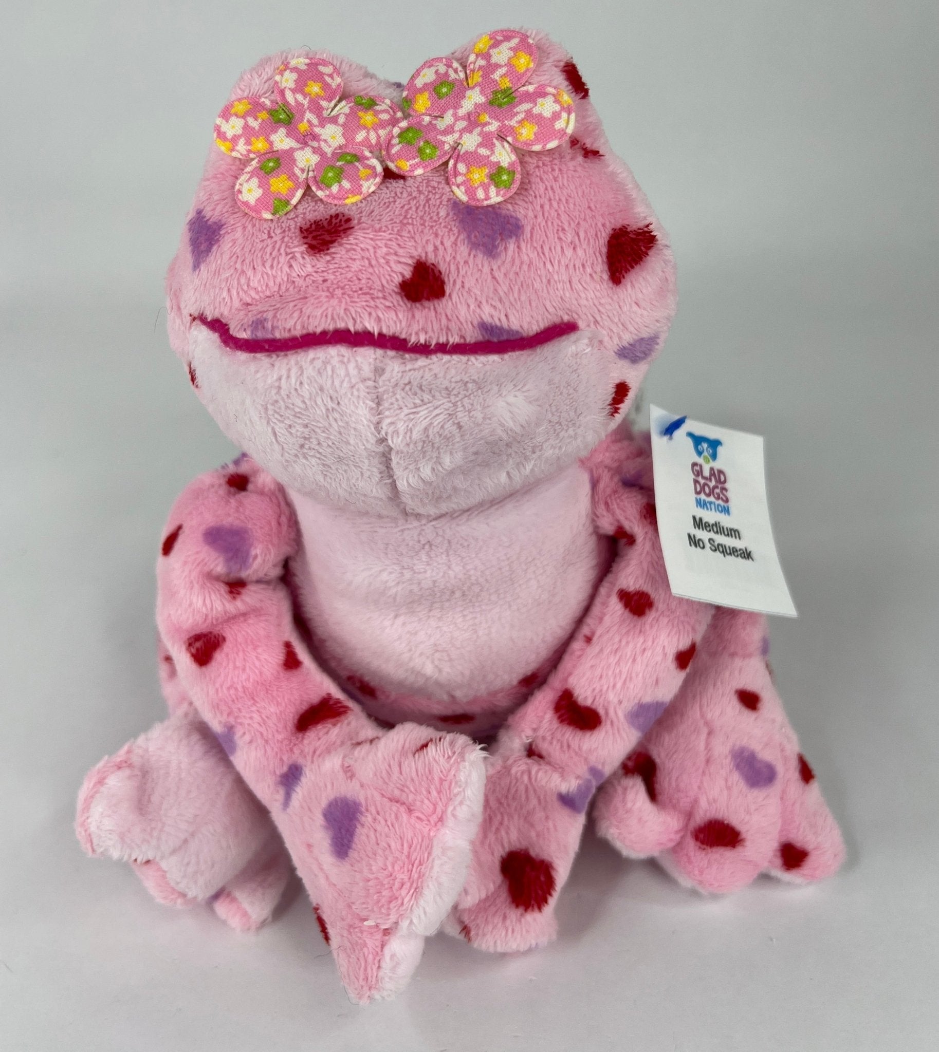 Medium NO SQUEAK Stuffed Dog & Puppy Toys / 20-50 lb. Dogs