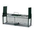 Metal Two-Door Live Animal Cage Trap – Foldable & Durable