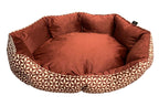 Mink Tufted Euro Cuddler Bed For Dogs & Cats