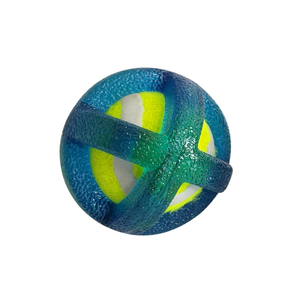 TPR-Coated Agility Tennis Ball Dog Toy – Durable & Pet-Safe