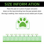 DOGOYS Dog Shoes Non-Slip Waterproof Boots Green 4Pcs Size Medium
