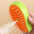 MCEG Pet Steam Brush for Cats & Dogs Shedding Indoor Grooming Tool