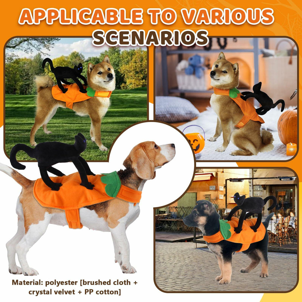 stepsin Dog Saddle Halloween Cat Riding Knight Costume Pet Clothes Size M