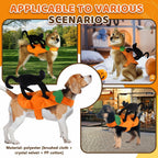 stepsin Dog Saddle Halloween Cat Riding Knight Costume Pet Clothes Size M