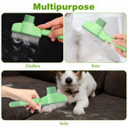 LIQWEI 2Pcs Flea Comb Cat Dog Hair Removal Brush Grooming Short Long Hair