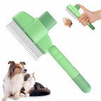 LIQWEI 2Pcs Flea Comb Cat Dog Hair Removal Brush Grooming Short Long Hair