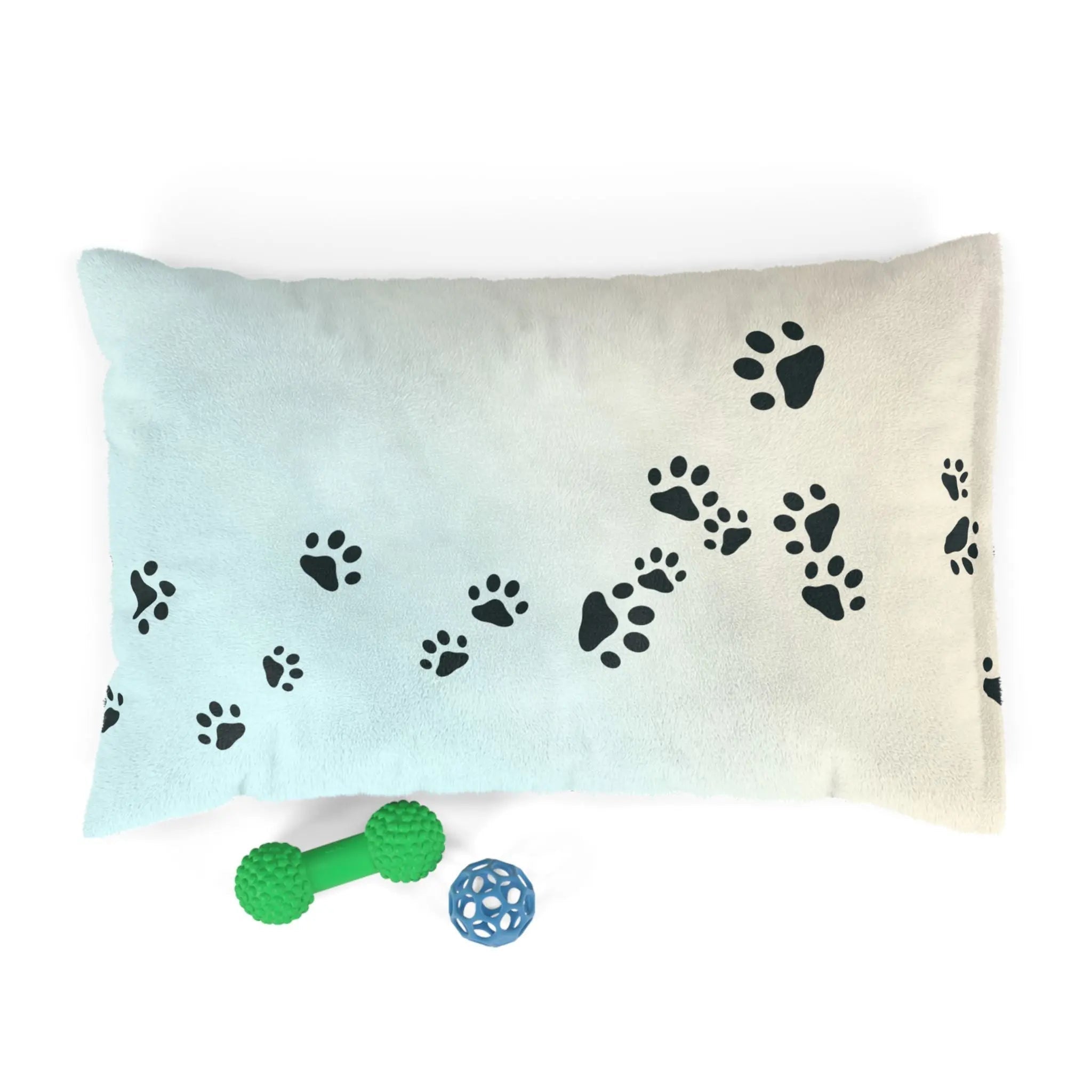 Pastel Paw Print Pet Bed | Cozy Dog & Cat Bed
