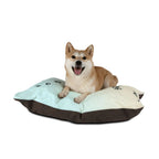Pastel Paw Print Pet Bed | Cozy Dog & Cat Bed