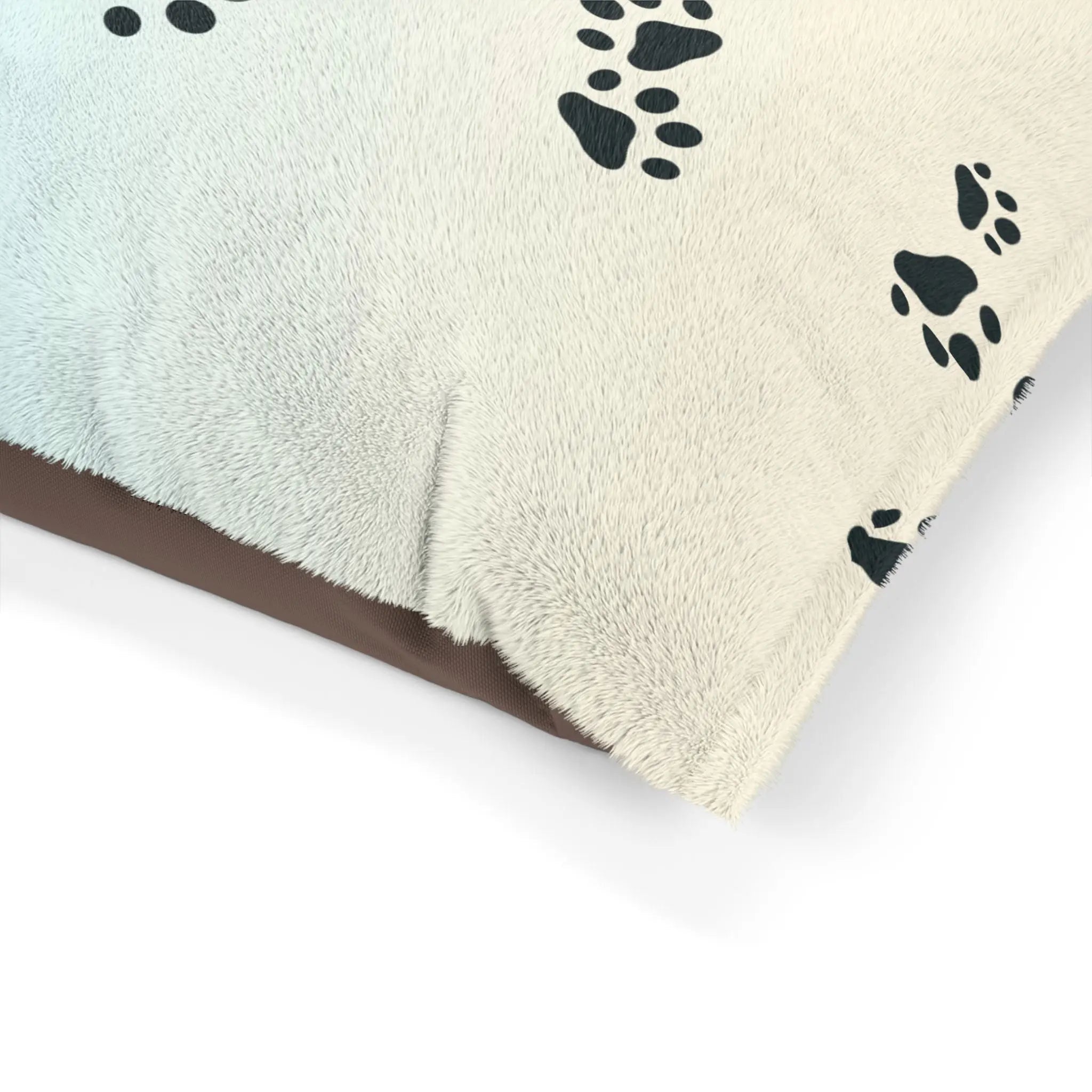 Pastel Paw Print Pet Bed | Cozy Dog & Cat Bed