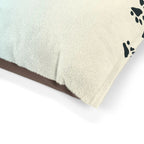 Pastel Paw Print Pet Bed | Cozy Dog & Cat Bed