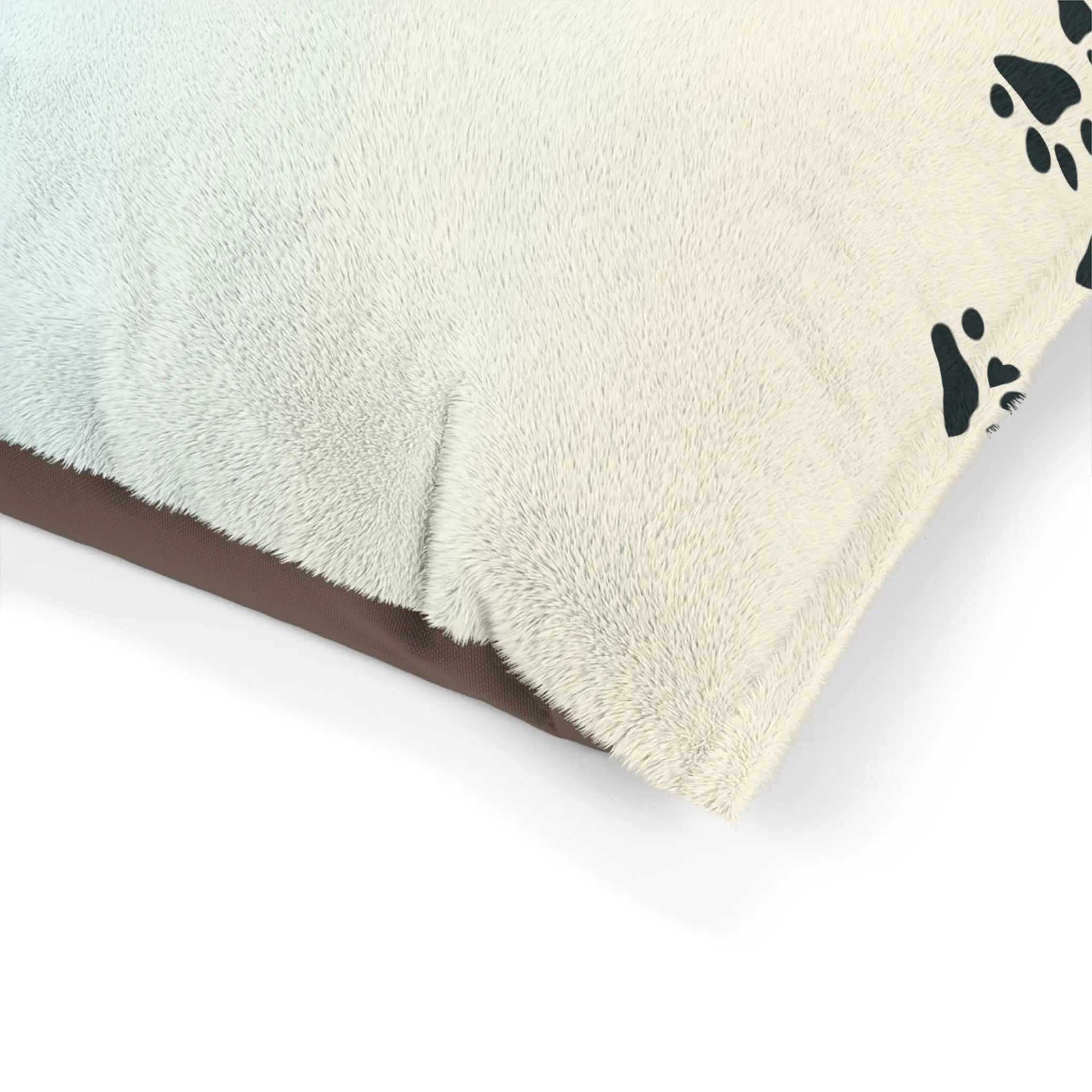 Pastel Paw Print Pet Bed | Cozy Dog & Cat Bed