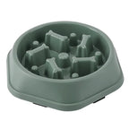 Pet Cat Dog Slow Feeder Bowl | Anti-Choking Non-Slip Maze Feeding Dish