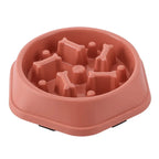 Pet Cat Dog Slow Feeder Bowl | Anti-Choking Non-Slip Maze Feeding Dish