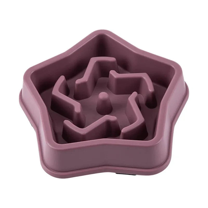 Pet Cat Dog Slow Feeder Bowl | Anti-Choking Non-Slip Maze Feeding Dish