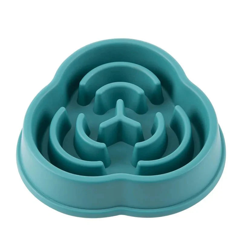 Pet Cat Dog Slow Feeder Bowl | Anti-Choking Non-Slip Maze Feeding Dish