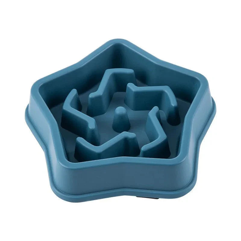 Pet Cat Dog Slow Feeder Bowl | Anti-Choking Non-Slip Maze Feeding Dish