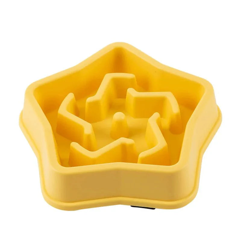 Pet Cat Dog Slow Feeder Bowl | Anti-Choking Non-Slip Maze Feeding Dish