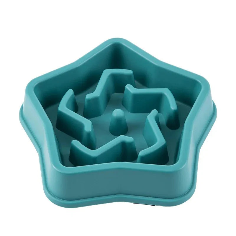 Pet Cat Dog Slow Feeder Bowl | Anti-Choking Non-Slip Maze Feeding Dish