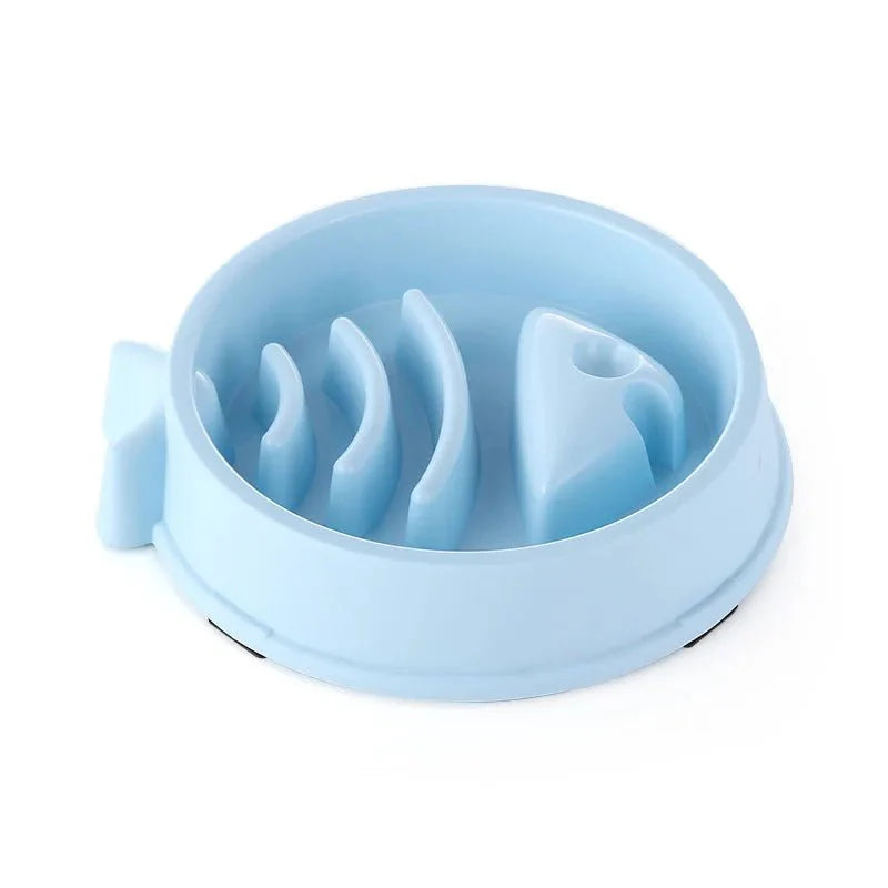 Pet Cat Dog Slow Feeder Bowl | Anti-Choking Non-Slip Maze Feeding Dish