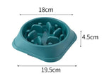 Pet Cat Dog Slow Feeder Bowl | Anti-Choking Non-Slip Maze Feeding Dish