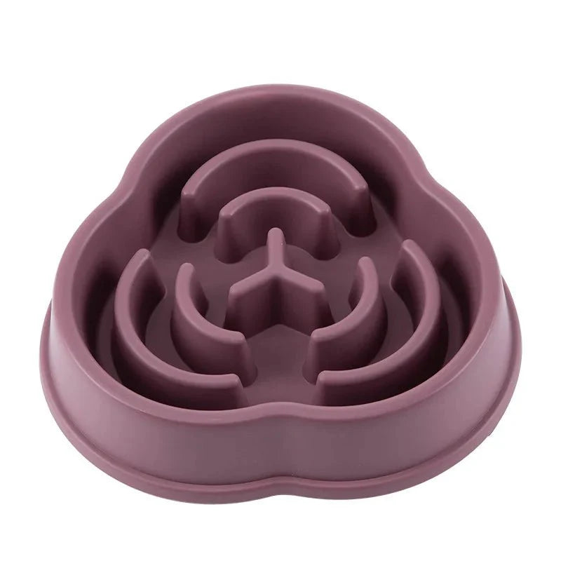 Pet Cat Dog Slow Feeder Bowl | Anti-Choking Non-Slip Maze Feeding Dish