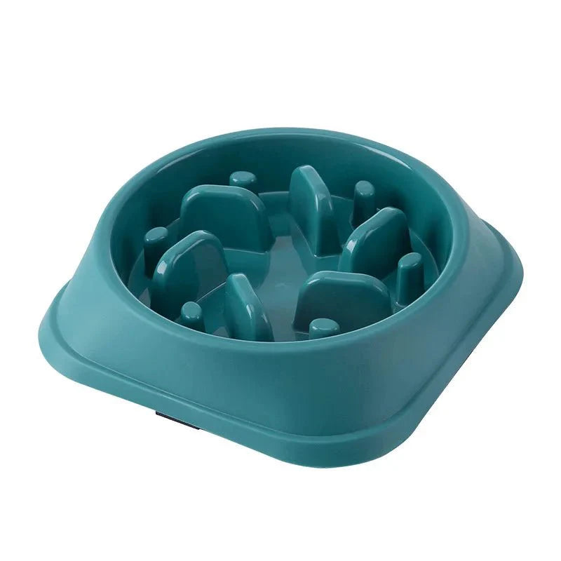 Pet Cat Dog Slow Feeder Bowl | Anti-Choking Non-Slip Maze Feeding Dish