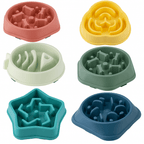 Pet Cat Dog Slow Feeder Bowl | Anti-Choking Non-Slip Maze Feeding Dish