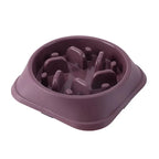Pet Cat Dog Slow Feeder Bowl | Anti-Choking Non-Slip Maze Feeding Dish