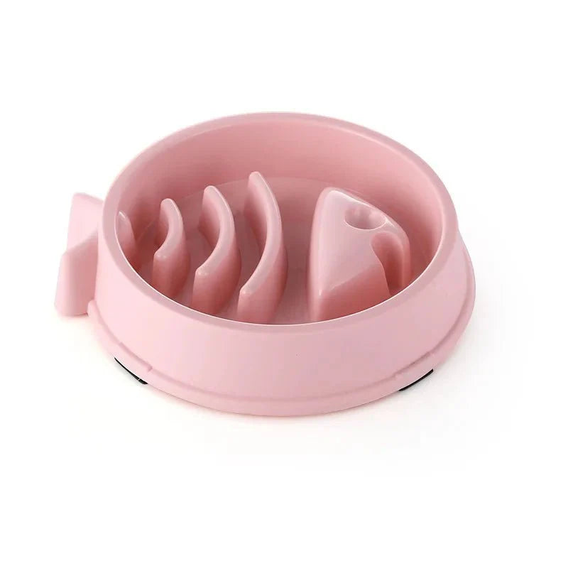 Pet Cat Dog Slow Feeder Bowl | Anti-Choking Non-Slip Maze Feeding Dish