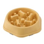 Pet Cat Dog Slow Feeder Bowl | Anti-Choking Non-Slip Maze Feeding Dish