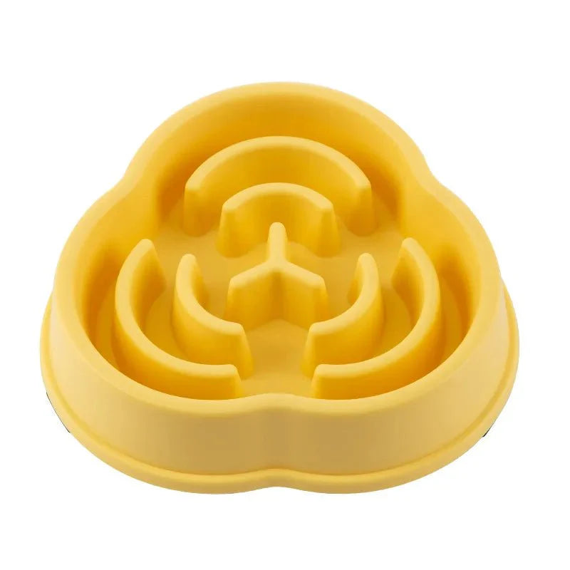 Pet Cat Dog Slow Feeder Bowl | Anti-Choking Non-Slip Maze Feeding Dish