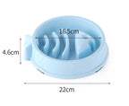 Pet Cat Dog Slow Feeder Bowl | Anti-Choking Non-Slip Maze Feeding Dish