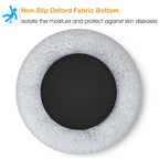 Plush Fleece Donut Pet Bed for Cats and Small Dogs