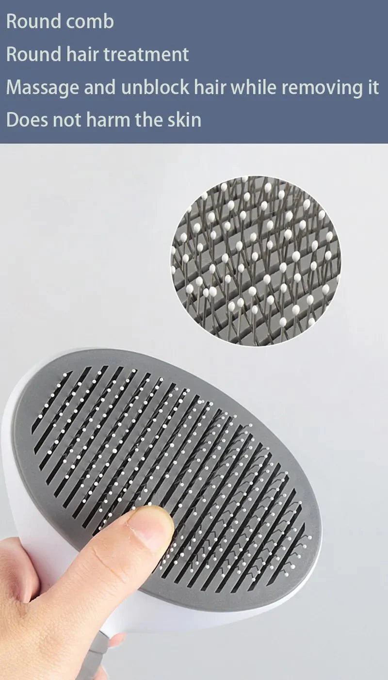 Pet Hair Removal Brush | Slicker Grooming Comb for Dogs and Cats