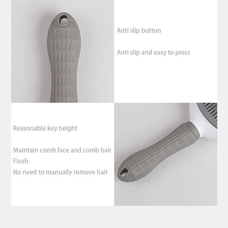 Pet Hair Removal Brush | Slicker Grooming Comb for Dogs and Cats