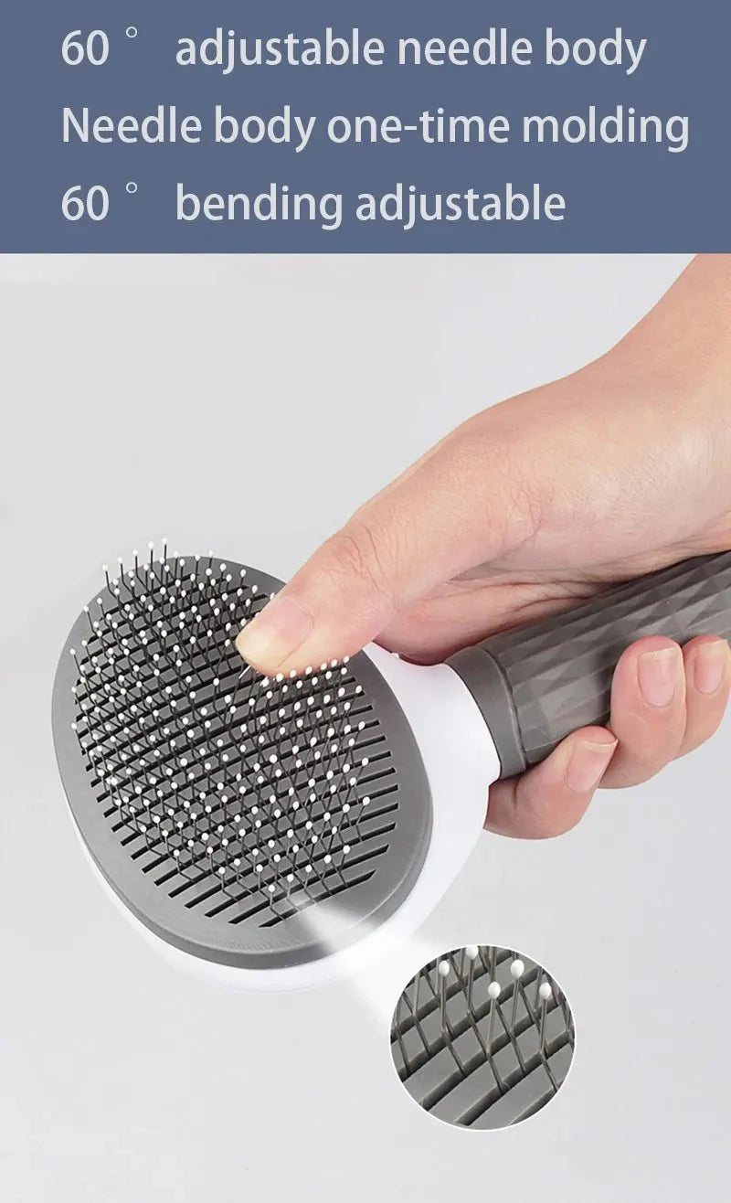 Pet Hair Removal Brush | Slicker Grooming Comb for Dogs and Cats