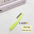 Stainless Steel Pet Flea and Shedding Comb | Grooming Tool for Dogs and Cats