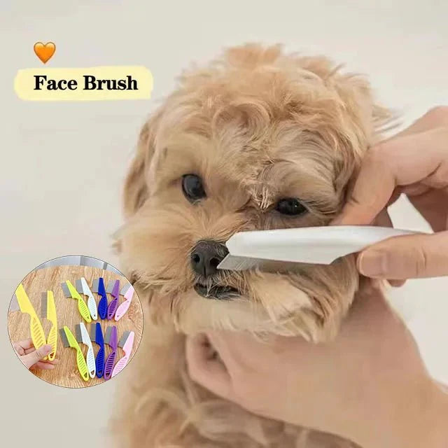 Stainless Steel Pet Flea and Shedding Comb | Grooming Tool for Dogs and Cats