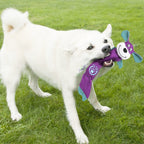 Pet Life ® Animated Extra Long Nylon Squeaker Water-resistant Plush Dog Toy