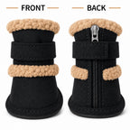 Pet Life ® 'Duggz' 3M Insulated Winter Fashion Dog Shoes Booties - Set of 4