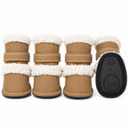 Pet Life ® 'Duggz' 3M Insulated Winter Fashion Dog Shoes Booties - Set of 4