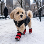 Pet Life ® 'Duggz' 3M Insulated Winter Fashion Dog Shoes Booties - Set of 4